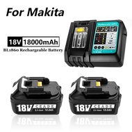 Makita 18V 18000mAh Bl1860 Lithium Ion bateri boleh dicas semula untuk 18V BL1840 BL1850 BL1830 Bl18