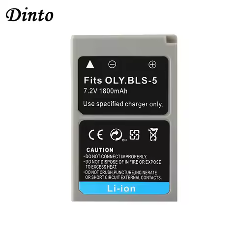 PS-BLS5 1800mAh BLS-5 BLS5 BLS-50 BLS50 Digital Camera Battery for Olympus E-P1 E-P2 E-P3 E-PL1 E-PL