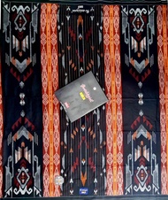 Asb Sarung Al-Anbiyaa Gold RMJ Black Series - Sarung Tenun Dewasa Motif Songket Eksklusif Premium