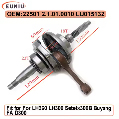 Linhai Crankshaft For 260 300 YP VOG Manco talon Scooter Go Kart Buggy ATV Parts 22501