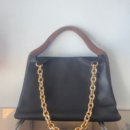 Bv bottega veneta classic vintage leather mount handbag tote chain bag 經典中古復古絕版真皮木柄手柄大袋托特包手袋#V256