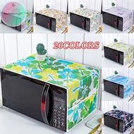 homeliving Microwave Dust Cover Cartoon Tree Leaf Printed Microwave Dust Cover Oven Cover sg