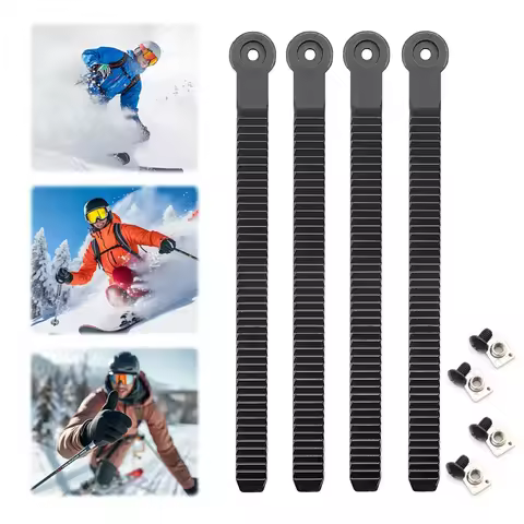 2/4Pcs Snowboard Ankle Straps Adjustable Roller Skating Shoes Strap Universal Snowboard Binding Repl