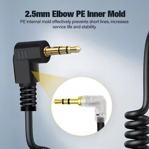 2.5mm 3.5mm Remote Shutter Release Cable Connecting Cord for Nikon D850 D810 D700 D800 D300S D300 D4