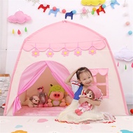 A4QUT Portable Children's Play House Tent Foldable Tents Pink Flowers Teepee House Children Play Tent Creative Kids Toys