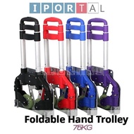 Heavy Duty Foldable Hand Trolley Shopping Luggage Truck 75KG Load