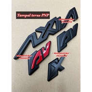 Emblem logo Perodua Axia AV Emblem Axia X Emblem Axia black matte