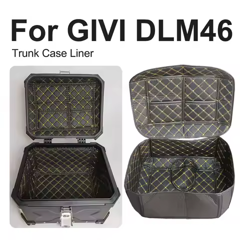 For GIVI DLM46 DLM 46 Motorcycle Trunk Cargo Liner Protector Seat Bucket Pad Storage Box Mat Leather