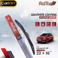 Raiton Wiper Coating Hybrid Pair For Citroen E-C3 2025-On 22" & 16" - 2 Pcs
