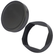 Haoge Lens Hood Metal Square for Sony FE 35mm F1.4 GM With Metal Front Cap Replaces Sony FE35mm F1.4