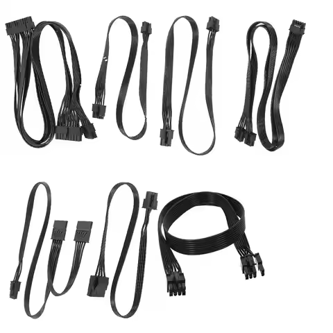 Corsair Type 4 RM1000x/RM850i/SF750/HX1200 PSU Modular Cable 24P MB/CPU 4+4Pin/8Pin PCIE/6Pin GPU/Sa