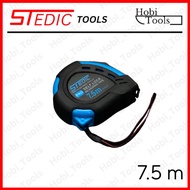 STEDIC METERAN AUTOLOCK 7.5M - ROLL TAPE / MEASURING TAPE 7.5 METERS