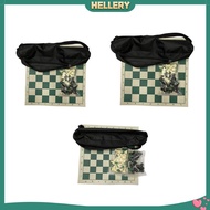 [HellerySG] Portable Chess Set,Roll up Chess Board Game Set,Lightweight Board Games,Chess