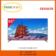 AIWA ZS-AG7H65UHD 4K HDR 65'' ANDROID 11 SMART TV - 3 YEARS WARRANTY