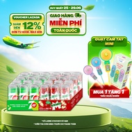 [SALE 25.6] Thùng 24 Lon Nước Ngọt Có Gaz Mix 7Up & Mirinda Xá Xị (320ml/lon)