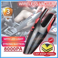 CARTIME 8000 PA Car Vacuum Cleaner Vacuum Cordless Vacuum Cleaner Vaccum Cleaner Wireless Vacuum Ker