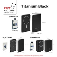 (MY) LionShield 3C/CCC Certified PD 22.5W/20W/15W Magnetic Powerbank Fast Charging Wireless Power Ba