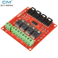 diymore สี่ช่อง 4 ช่องเส้นทาง MOSFET ปุ่ม IRF540 V4.0 + MOSFET โมดูลสวิตช์สำหรับ Arduino DC มอเตอร์ไดรฟ์ Dmimmer บอร์ดรีเลย์
