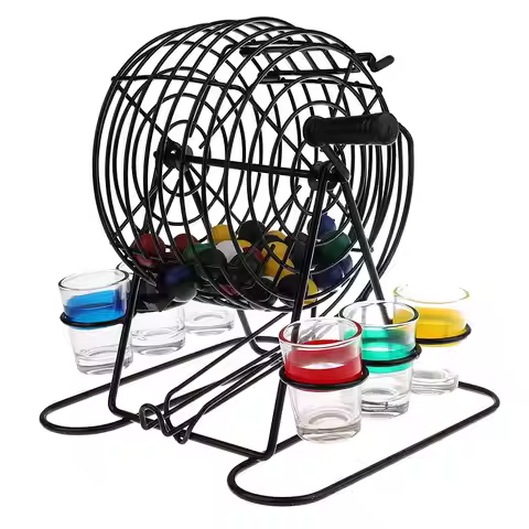 1 Set Bingo Lottery Machine Drinking Game Party/Home/Pub Entertainment Game