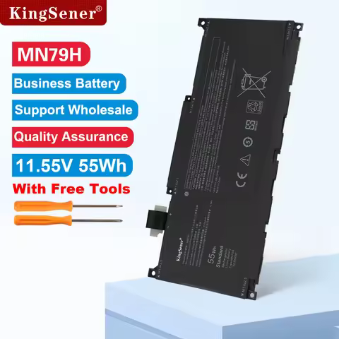 KingSener MN79H Laptop Battery For DELL XPS 13 Plus 9320 I5 93204K MN79H 0J7H5M J7H5M 11.55V 55Wh 45