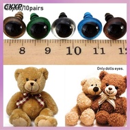 CXXP 20pcs/10pairs Safety Stuffed Toys Parts Plastic Puppet Crystal Eye Eyes Crafts Bear Animal Accessories Dolls DIY Tools