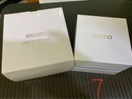 全新Seiko Limited Edition原裝錶盒