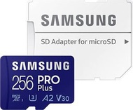 Samsung - 256GB Pro Plus 2023(180MB/s) microSDXC 記憶卡 附設SD轉接器 (MB-MD256SA) -【原裝正貨】