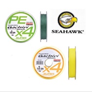 Seahawk Gachiri X4 Braided line (10lbs/20lbs/30lbs/40lbs/55lbs) (100m)