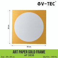 Art Paper Gold Frame AP-3838