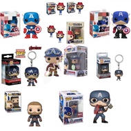 FUNKO POP Marvel Vinyl Figurine Keychain Captain America Series Agent Carter Action Figure Toys