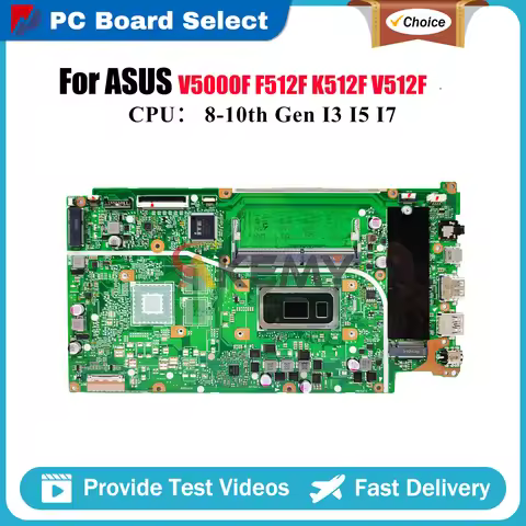 X512FA Laptop Motherboard For ASUS X512FJG X512FJ A512F S512F X512FB X512FL K512F V512F X512FF X512F