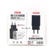Charger QUALCOMM 3.0A 18W RUBY - RBC-30 - TC - MICRO Cable - 3 Ampers