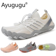 Ayugugu Barefoot Shoes Anti-Slip Indoor Fitness Shoes Men Women Treadmill Shoes Silent Soft Soled Wa