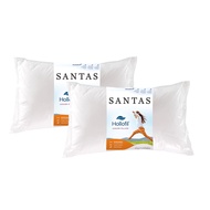 SANTAS หมอนหนุนเด็ก JUNIOR PILLOW  แพ็คคู่ 2 ชิ้น รุ่น  Hollofil พร้อมปลอกหมอนในแพ็คคละลาย