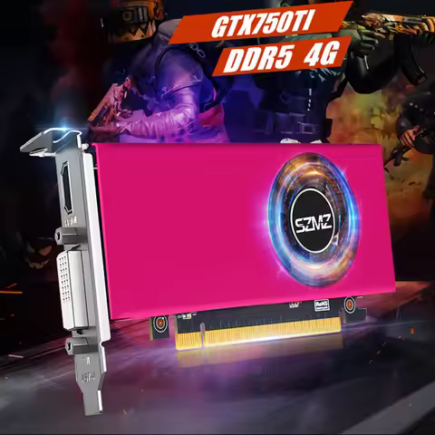 GTX 750TI 4GB Computer Graphics Card DDR5 Low Profile Video Card PCI-E 2.0 16X Desktop Graphics Card