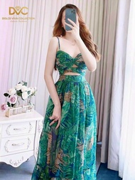 Váy đầm Maxi đi biển 2 dây cực sang chảnh cho mùa hè nắng ấm nhé các nàng chất voạn mềm mại lên hình