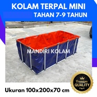 A20 PVC pipe frame tarpaulin pool size 100x200x70 200x100x70/ for fish farming