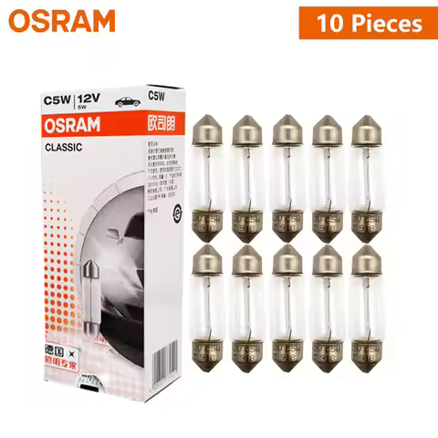 OSRAM Original C5W 36mm Festoon Lamps Reading Lamp Plate Light Standard Car Interior Bulbs 12V 5W SV