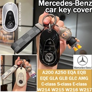 car key cover for Mercedes-Benz A200 A250 EQA EQB EQE GLA GLB GLC AMG C-class S-class E-class W214 W