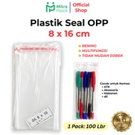 OPP Plastic Seal 8x16 (100 sheets) Clear 8 x 16 Glue Adhesive Buffet Spoon Invitation Tissue