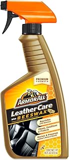 Armor All Car Leather Care Spray Bottle, Cleaner for Cars, Truck, Motorcycle, Beeswax, 16 Fl Oz, 189