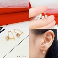 Women's Gem Clip-on Earrings AT77-03 D