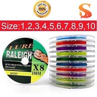Lure Raleigh X8 Fishing Parachute Line In 7 Colors Super Beautiful Super Durable Super Smooth DC-09
