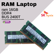 RAM Laptop Ram SK hynix DDR4 16GB bus 2400T แรมโน๊ตบุ๊ค มือหนึ่ง พร้อมส่ง