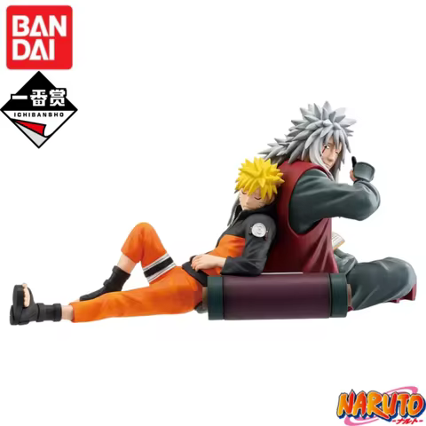 Bandai In Sock Naruto Anime Original Ichiban Kuji Naruto Uzumaki Figures Model Toys Statue Collectib