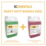 [HEAVY DUTY BUNDLE] 202 HEAVY DUTY DISHWASHING LIQUID + 101A MULTI-PURPOSE CLEANER & DEGREASER | EC 