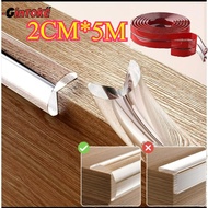 (Thickened)2CM*5M Bumper Strip Table Edge Protector Guard Table Edge Protector Corner Protector Bump
