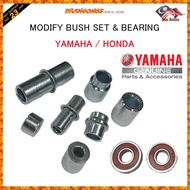 YAMAHA Y15ZR/RS150 /RS-X RIM BEARING & BUSH FOR SPORT RIM PNP Y125Z SHAFT Y15ZR YAMAHA BUSH SET COMP