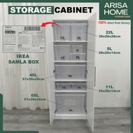 ArisaHome 2 Door Storage Cabinet / Kitchen Cabinet / Multi Purpose Cabinet / IKEA Samla Box Cabinet 