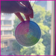 Emotion Wheel Keychain Double Sided Mental Health Round Emotion Wheel Pendant for Daily Outing Perso